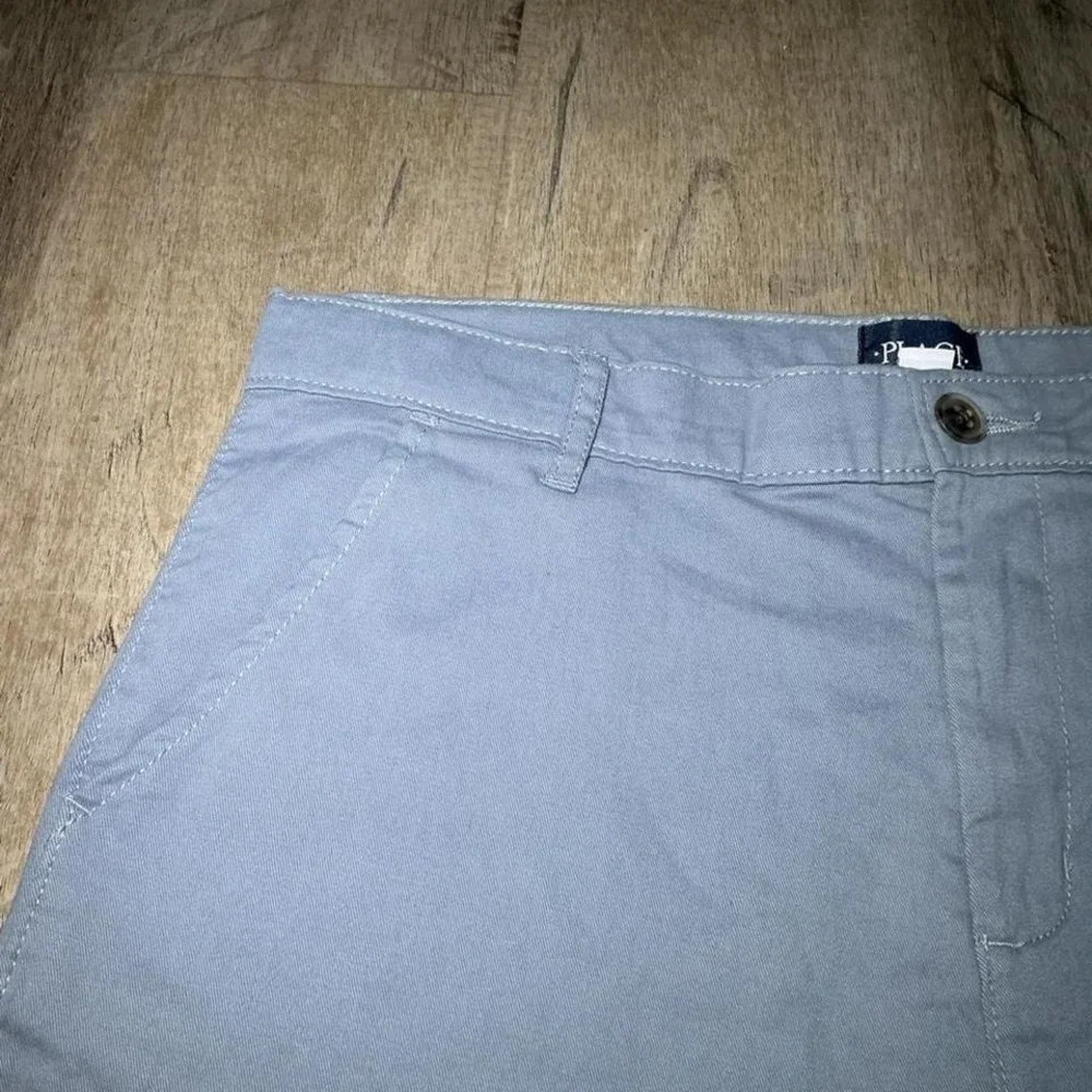 The Children's Place Denim Shorts Size 16 Light Blue Button Fly Kids Casual
